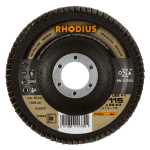 Rhodius Schleifmopteller Edelst.,115 mm K 60 / LSZ F1 / (VE=10)