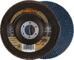 Rhodius Schleifmopteller Edelst.,125 mm K 80 / LSZ F1 / (VE=10)