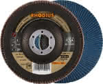 Rhodius Schleifmopteller Edelst.,125 mm K 120 / LSZ F1 / (VE=10)