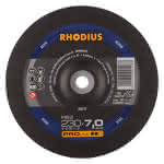 Rhodius Schruppscheibe Stahl / gekr.,230 x 7,0 x 22,23 mm / RS2 / (VE=10)
