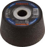 Rhodius Topfscheibe Stahl,110/90 x 55 x 22,23 mm K 36 NK / (VE=6)