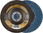 Rhodius Schleifmopteller Edelst. / gerade,125 mm K 40 / LGZ F1 / (VE=10)