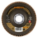 Rhodius Schleifmopteller Edelst. (Keramikkorn),125 mm K40 / Jumbo Speed / (VE=10)