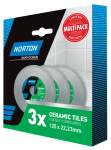 Norton Diamantscheiben-Set Ceramic,125 x 22,23 mm (Set = 3 Stk.)