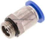 Luftrohr Einschraubverschraubung gerade,1/4" AG x 10 mm