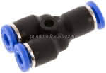 Luftrohr Y-Verbinder,4 mm
