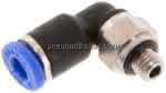 Luftrohr Winkelverschraubung schwenkbar,M5 AG x 4 mm