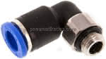 Luftrohr Winkelverschraubung schwenkbar,1/8" AG x 8 mm