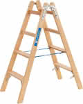 Zarges Holz-Stehleiter / Crestastep B,2 x 7 Stufen / 2,09 m