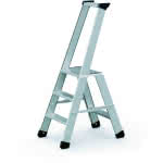 Zarges Alu-Stehleiter / Seventec S,3 Stufen (inkl. Plattform 0,70 m)