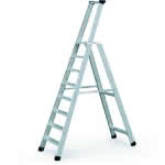 Zarges Alu-Stehleiter / Seventec S,8 Stufen (inkl. Plattform 1,75 m)