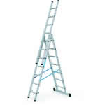 Zarges Alu-Mehrzweckleiter / Skymaster DX,3 tlg / 3 x 7 Sprossen / 4,36 m
