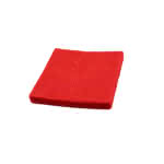 Reinigungsfilze rot