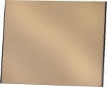 Schweißerschutzglas verspiegelt,90 x 110 mm / DIN 12