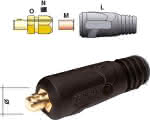 Schweißkabel-Stecker,35 - 50 mm² / 13 mm