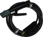 Schweißkabel mit Elektrodenhalter 200 A,25 mm² / 5 mtr. / 13 mm Stecker