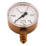 Manometer einzeln,f. Acetylen 0-2,5Bar