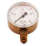Manometer einzeln,f. Acetylen 0-40Bar