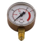 Manometer einzeln,f. Sauerstoff 0-315Bar