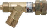 GCE Schlauchbruchsicherung / Typ 651,Propan / 3/8" LH x 3/8" LH / 4,00-6,00 kg/h
