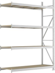 META Weitspannregal,MINI-RACK Anbaufeld B180-,0xT650xH2500mm 4 Spanpla-