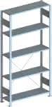 Steckregal CLIP 230 GF,3000x1000x600 mm grau,META