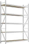 META Weitspannregal,MINI-RACK Grundfeld B220-,0xT650xH3000mm 5 Spanpla-
