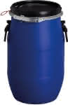 Weithalsfass 30 l blau,D310xH510 mm,Öffnung D251 mm - 2 Tragegriffe
