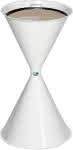 Standascher Diabolo,weiß H 730 mm,VAR