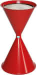 Standascher Diabolo,rot H 730 mm,VAR