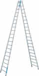Stehleiter Coni B,2 x20 Sprossen,Leiterlänge 5,70 m - Arbeitshöhe 6,70 m ZARGES