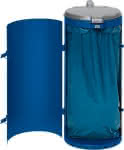 Abfallsammler mit Tür,120 l blau H 900 mm,VAR