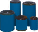 Papierkorb 30 l blau,selbstlöschend,VAR