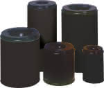Papierkorb 110 l schwarz,selbstlöschend,VAR