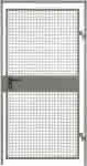 Einzeltür,Trennwandsystem Vario,B1000xH2200 mm RAL 7037 - Drahtgitter