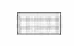 TTS Aufsatzelement Trennwandsystem Vario 1500mm Drahtgitter