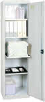 Werkzeugschrank,B500xT500xH1800 mm,RAL7035 - 4 Wannenböden stumpf