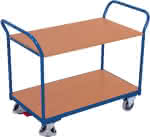 Tischwagen 200 kg,1000x600 mm 2 Böden,VarioFit