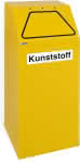 Wertstoffsammler 65 l,gelb stationär,stumpf
