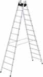 Alu-Stehleiter,2x12 Sprossen,Leiterlänge 3,51 m