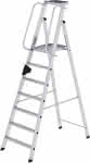 Alu-Stehleiter,7 Stufen,Gesamthöhe 2,35 m - Arbeitshöhe bis 3,60 m