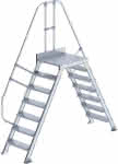 Überstieg 60 Grad,7 Stufen B 600 mm,lichte Höhe 1660 mm - Ausladung 2910 mm