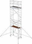 Alu-Klappgerüst,Plattform B1800xT750 mm,Plattformhöhe 4,80 m - Arbeitshöhe bis 6,80 m