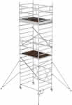 Alu-Klappgerüst,Plattform B1800xT1350 mm,Plattformhöhe 4,80 m - Arbeitshöhe bis 6,80 m