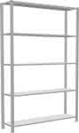 SCHULTE Großfachregal Gr-,undfeld Fachlast 150kg 5,Fachböden B1300xT300xH20-