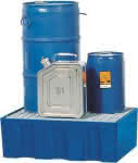 Auffangwanne Kunststoff,60l mit GFK Giro,asecos