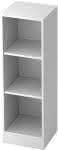 Regal 2FB grau,40x40x127 cm,Hammerbacher