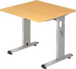 Schreibtisch Buche,80x80x72 cm