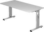Schreibtisch grau,160x80x72 cm