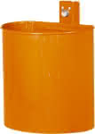 Abfallbehälter 20L,inkl. Wandbef. orange